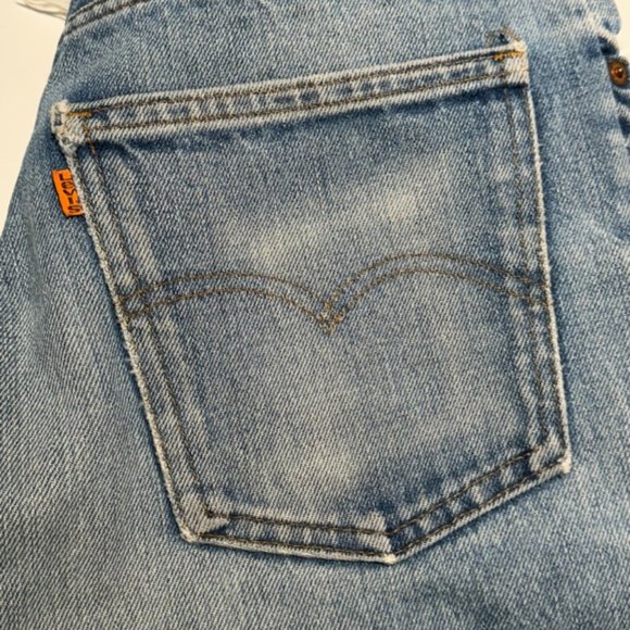 VINTAGE ORANGE LABEL LEVIS JEANS - Picture 9 of 9